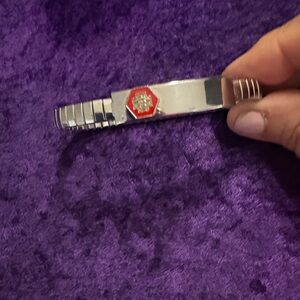 Medical pill case Stainless Steel Metal Bracelet